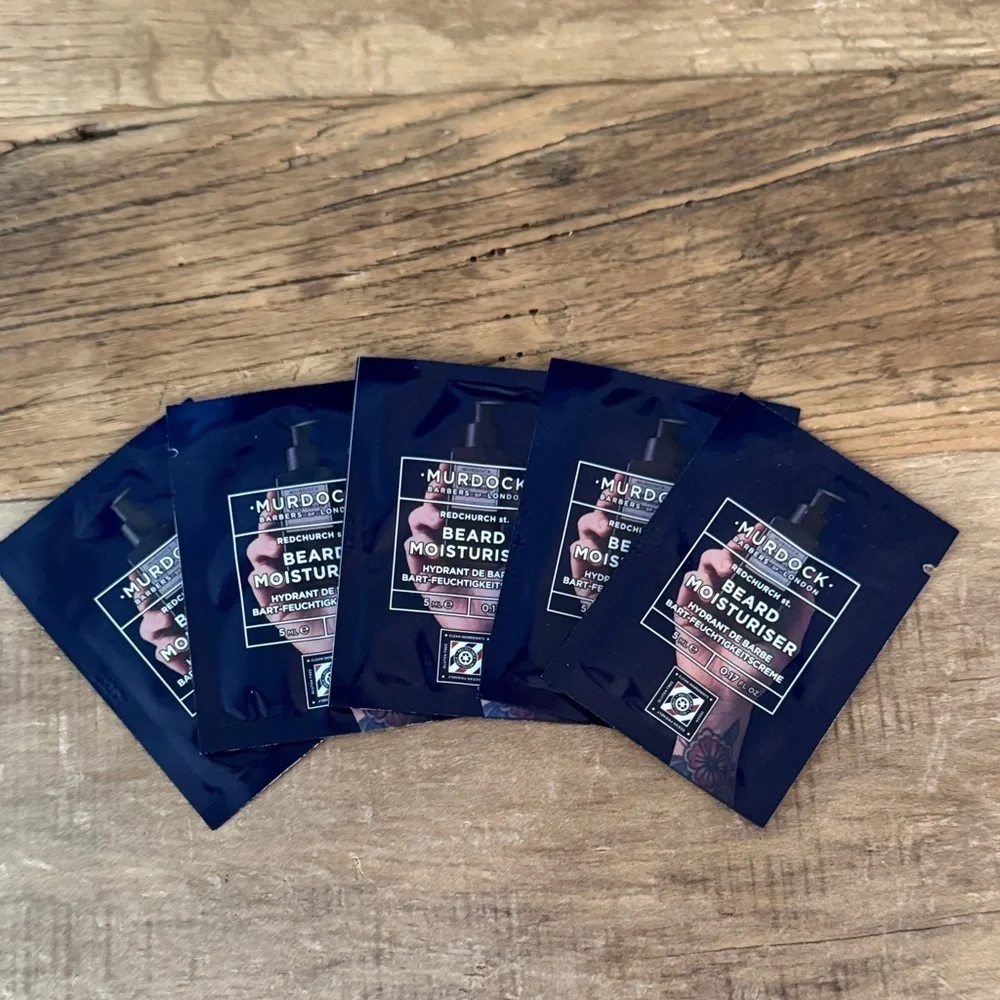 🚨BUNDLE🚨 5 Murdock Barbers of London Beard Moisturizer Samples